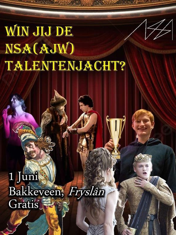 Poster AJW talentenjacht