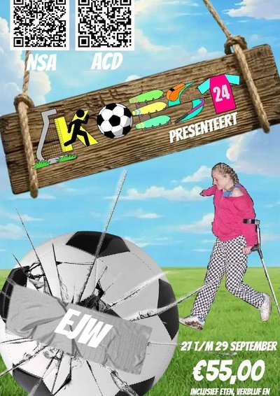 Poster Eerstejaarsweekend 2024