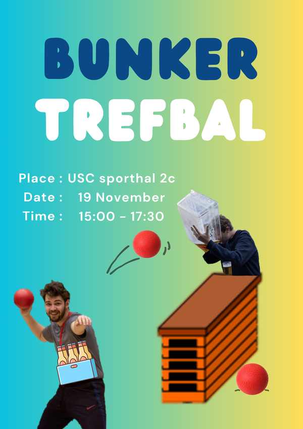 Poster Bunkertrefbal