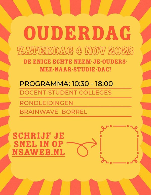 Poster Ouderdag 2023