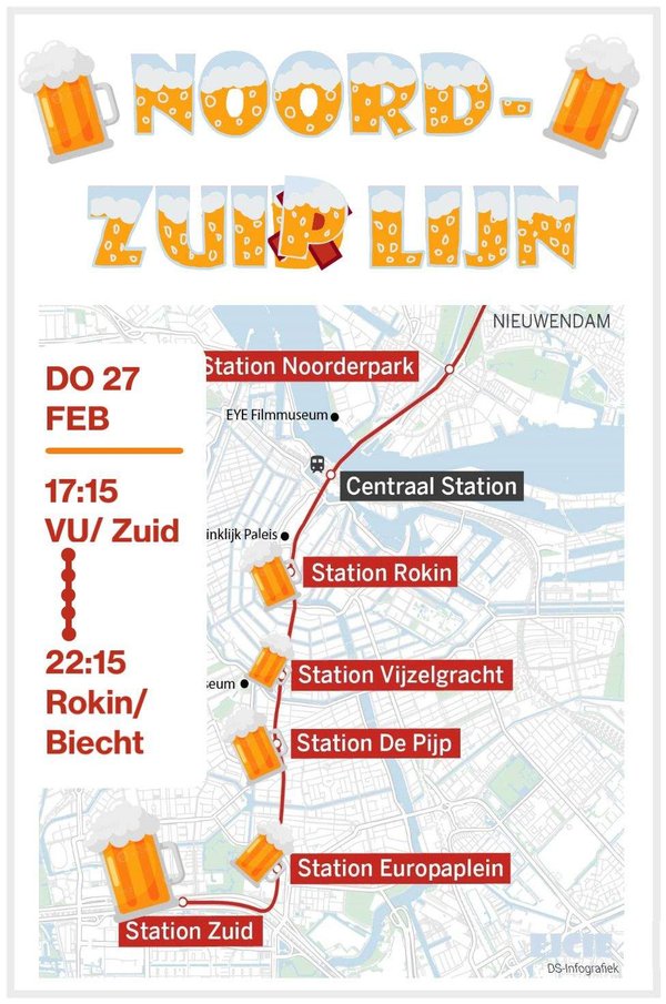 Poster Noord-Zuip lijn 2025