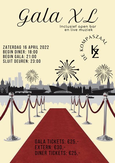 Poster Gala diner