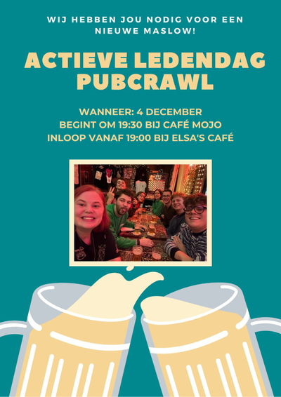 Poster NSA Actieve Ledendag