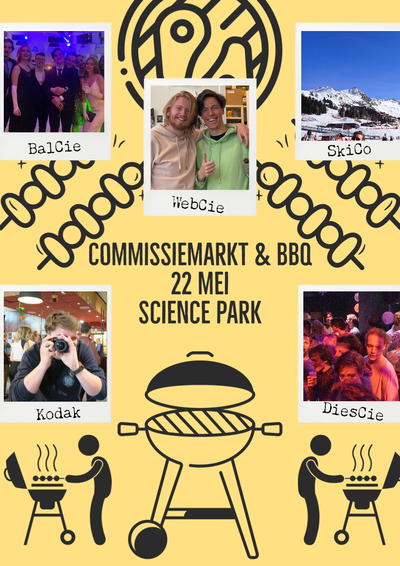 Poster Commissiemarkt & BBQ