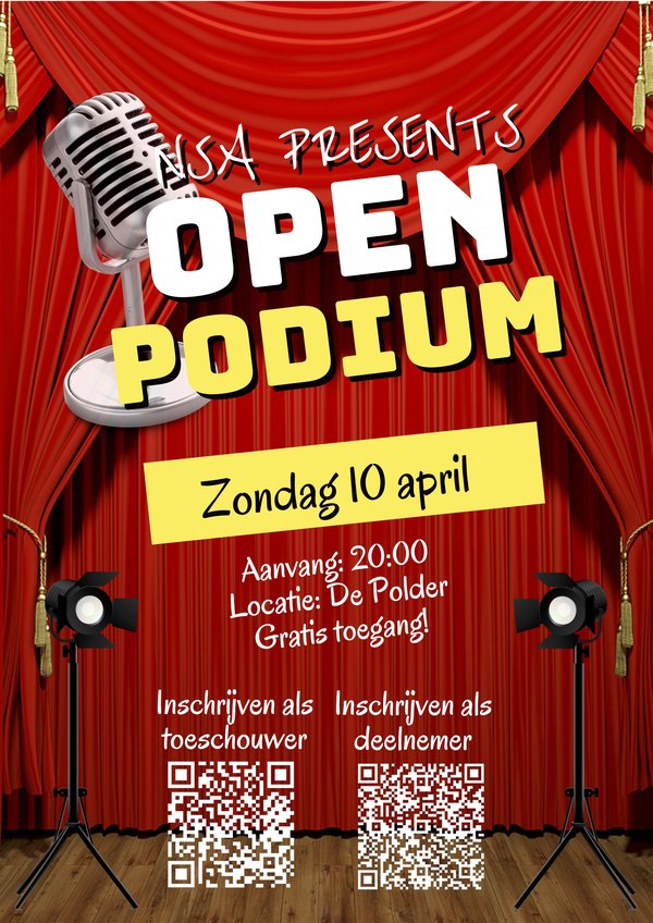 Poster Open podium