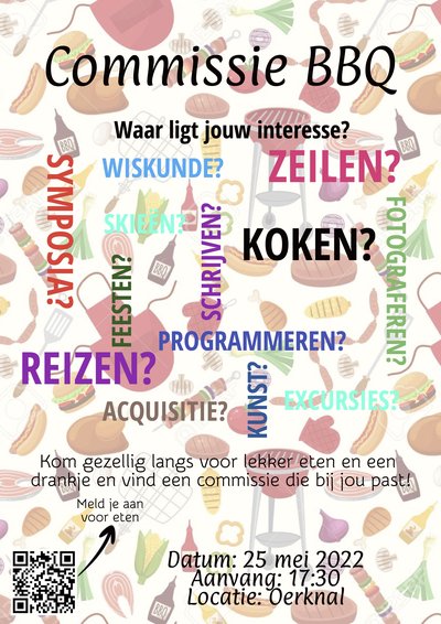 Poster Commissie BBQ 2022