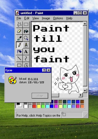 Poster EJCie Paint 'Till You Faint 2025