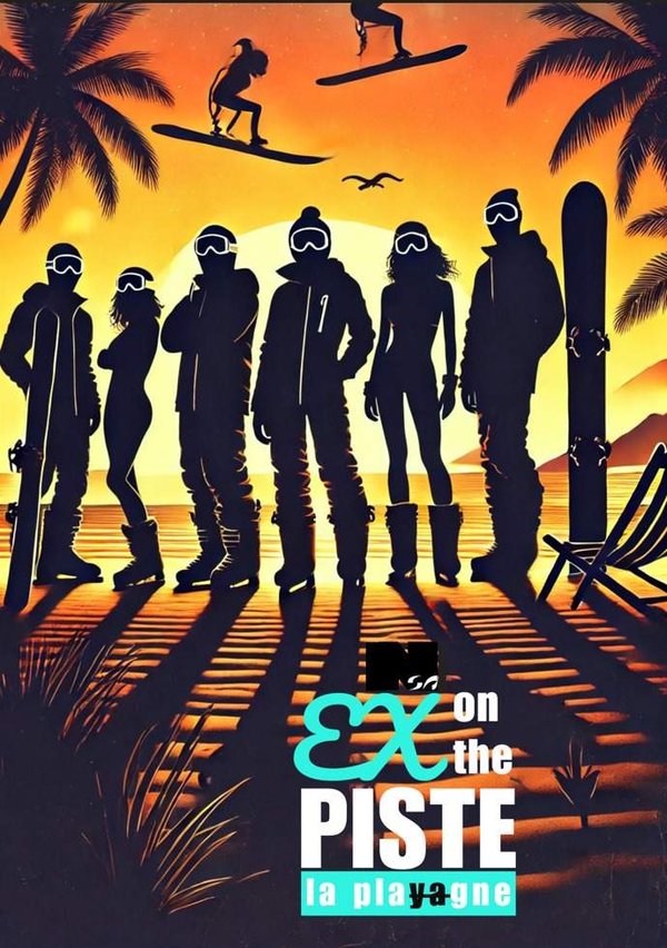 Poster Skireis NSA 2025 "ex on the piste"