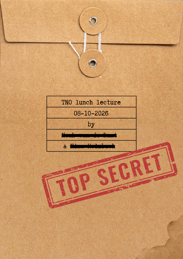 Poster TNO lunch lecture