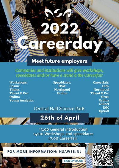 Poster NSA Career day 2022